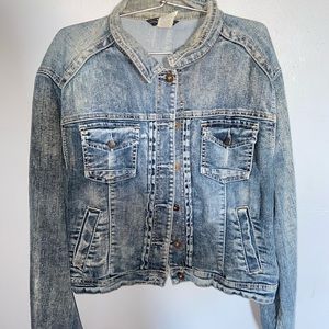 Acid Wash Jean Jacket
